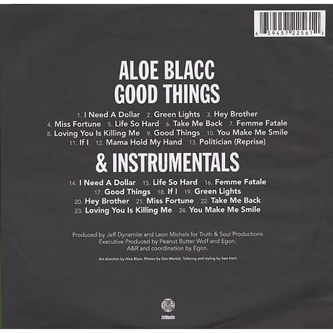 Aloe Blacc - Good Things & Instrumentals