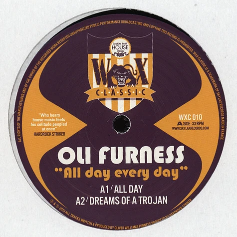 Oli Furness - All Day Every Day