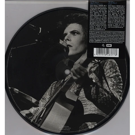David Bowie - Life On Mars? 40th Anniversary 7" Picture Disc