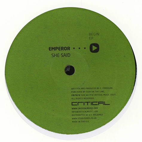 Emperor - Begin EP