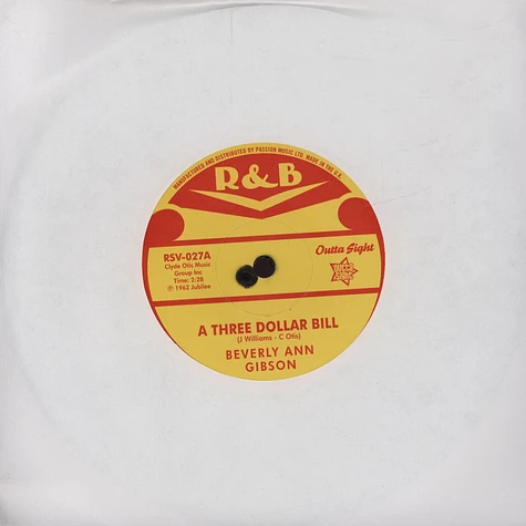 Beverly Ann Gibson - A Three Dollar Bill
