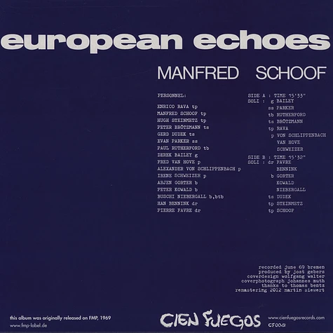 Manfred Schoof Orchestra - European Echoes