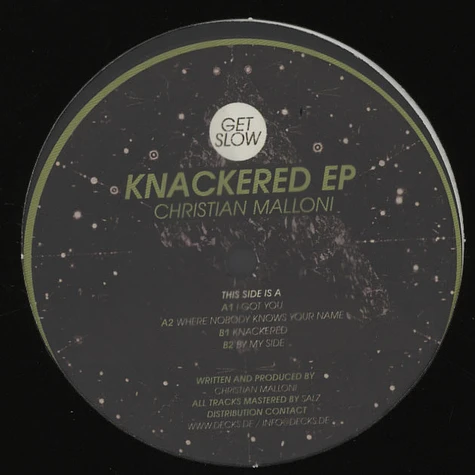 Christian Malloni - Knackered EP