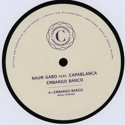 Naum Gabo - Embargo Barco Feat. Hugo Capablanca