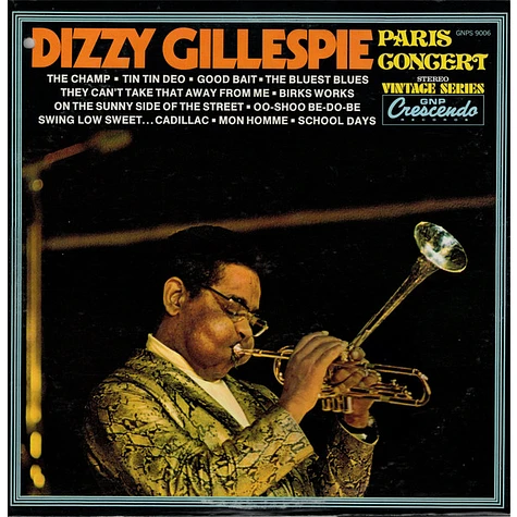 Dizzy Gillespie - Paris Concert