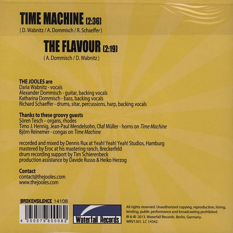 The Jooles - Time Machine / The Flavour