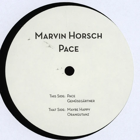 Marvin Horsch - Pace