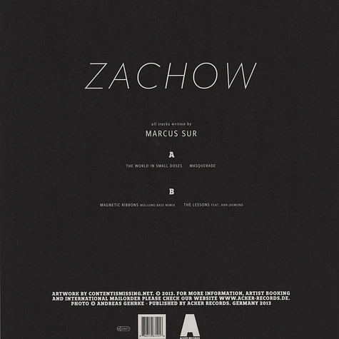 Marcus Sur - Zachow EP
