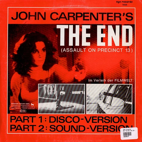 The Splash Band - John Carpenter's The End (Assault On Precinct 13) (New Scratch-Mix)