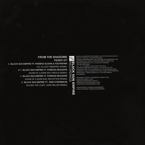 Black Sun Empire - From The Shadows Remixes