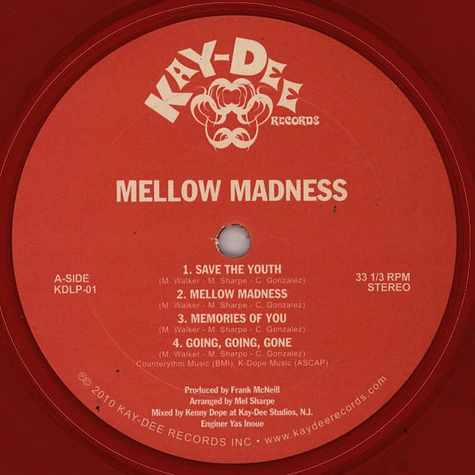 Mellow Madness - Mellow Madness Red Vinyl Edition