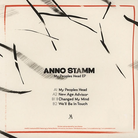 Anno Stamm - My Peoples Head