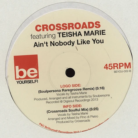 Crossroads - Ain't Nobody Like You feat. Teisha Marie