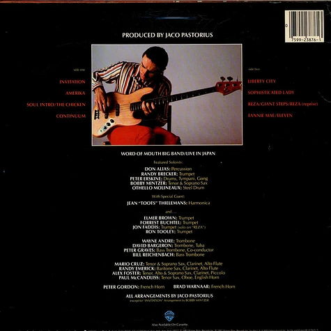 Jaco Pastorius - Invitation