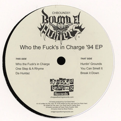 Bound E! Hunters - Who The Fuck's In Charge '94 EP