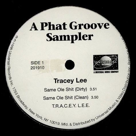 Tracey Lee / Big L - A Phat Groove Sampler