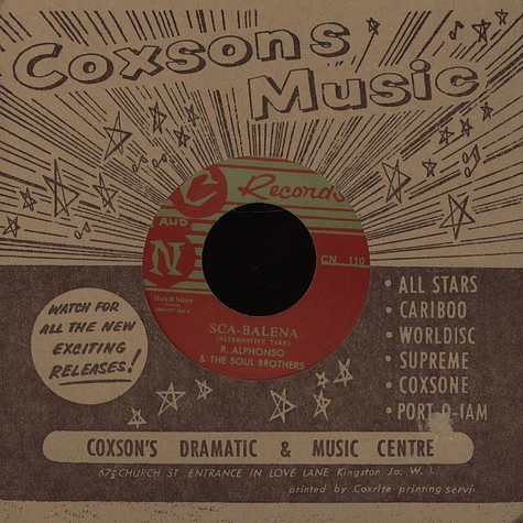 Roland Alphonso & Soul Brothers / Tommy McCook - Sca-Balena / Two For One