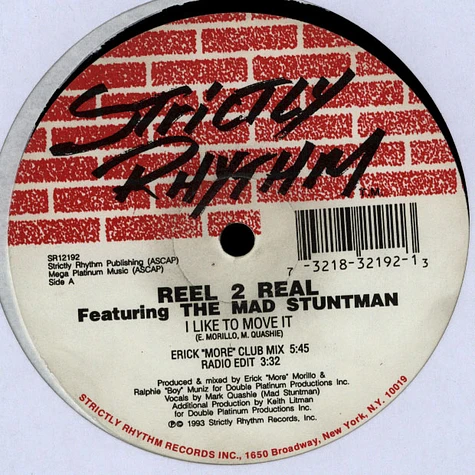 Reel 2 Real Featuring The Mad Stuntman - I Like To Move It