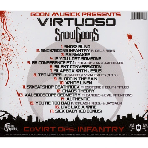 Virtuoso & Snowgoons - CoVirt Ops: Infantry