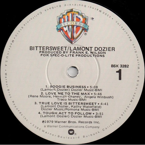 Lamont Dozier - Bittersweet