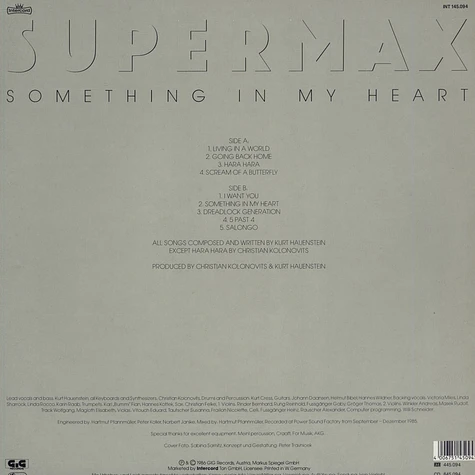 Supermax - Something In My Heart