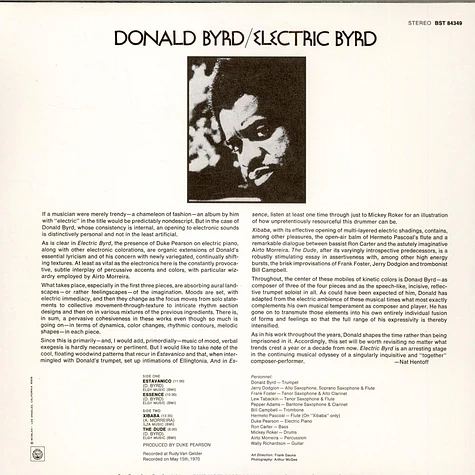 Donald Byrd - Electric Byrd