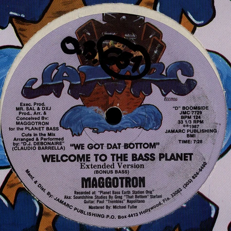 Maggotron - Welcome To The Planet Of Bass