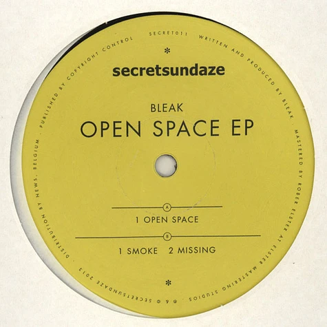 Bleak - Open Space EP