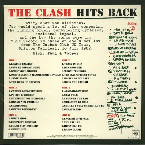 The Clash - Hits Back