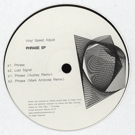 Vinyl Speed Adjust - Phrase EP