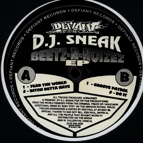 DJ Sneak - Beetz-N-Noizez EP