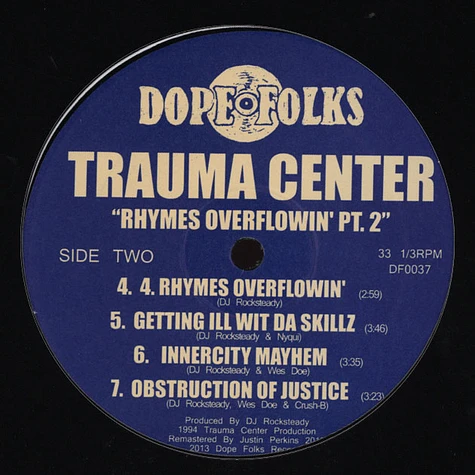 Trauma Center - Rhymes Overflowin' Part 2