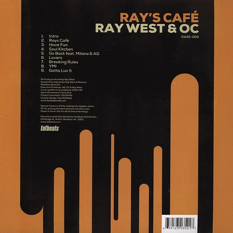 Ray West & OC - Ray's Cafe EP