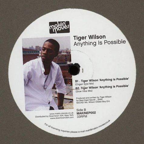 Tiger Wilson - Anything Is Possible