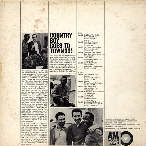 George McCurn - Country Boy Goes To Town