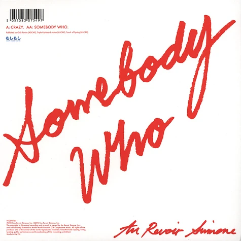 Au Revoir Simone - Crazy/Somebody Who
