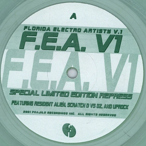V.A. - Florida Electro Artists EP Vol.1 Limited Edition