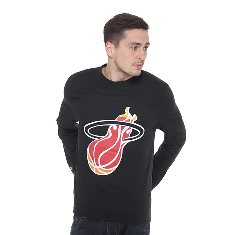 Mitchell & Ness - Miami Heat NBA Team Logo Crew Sweater