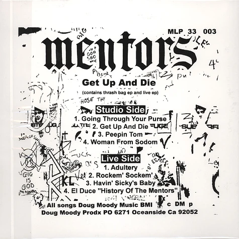 Mentors - Get Up & Die