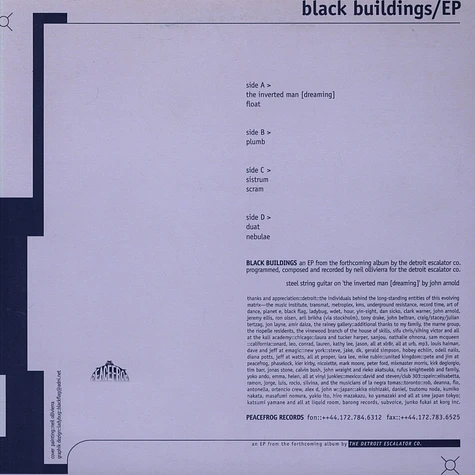 The Detroit Escalator Company - Black Buildings/EP