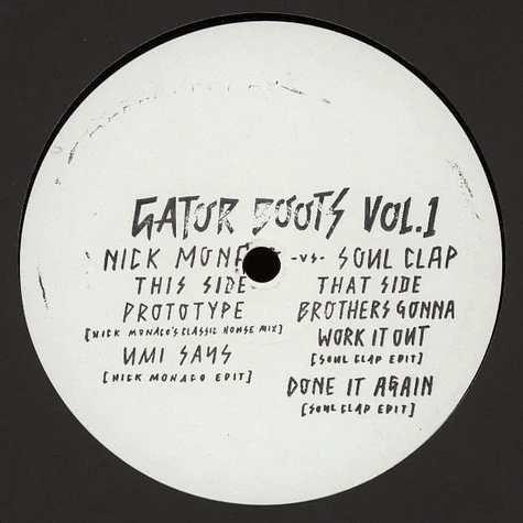 Soul Clap & Nick Monaco - Gator Boots Volume 1