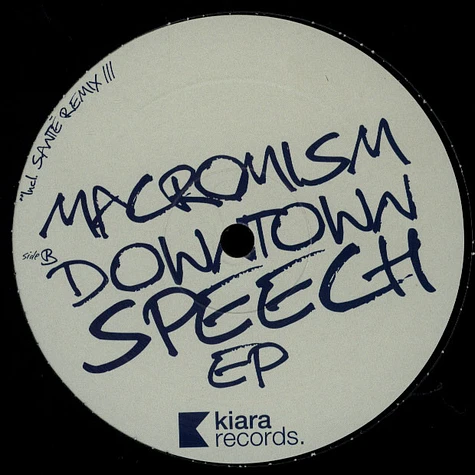 Macromism - Downtown Speech EP