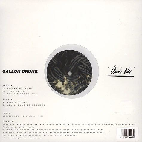 Gallon Drunk - Live At Clouds Hill