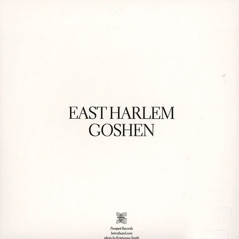 Beirut - East Harlem Colored Vinyl Edition