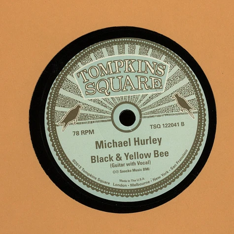 Michael Hurley - Watertrain / Black & Yellow Bee