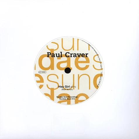 Paul Craver - Pyramid / Hey Girl