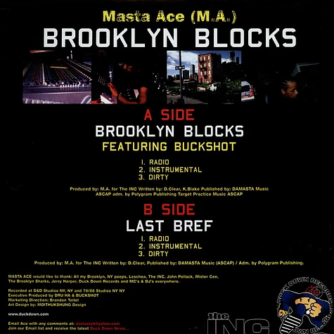 Masta Ace - Brooklyn Blocks / Last Bref