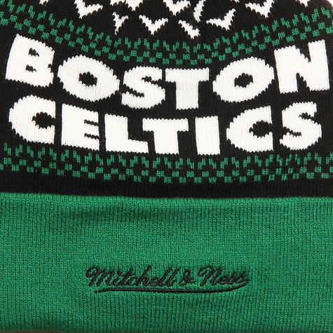 Mitchell & Ness - Boston Celtics NBA Nujacq Cuffed Knit Beanie