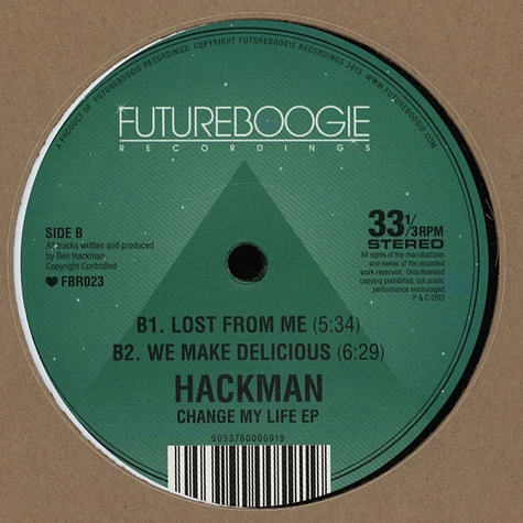Hackman - Change My Life E.P