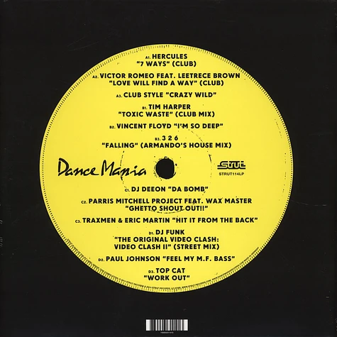 Dance Mania - Hardcore Traxx: Dance Mania Records 1986-1995